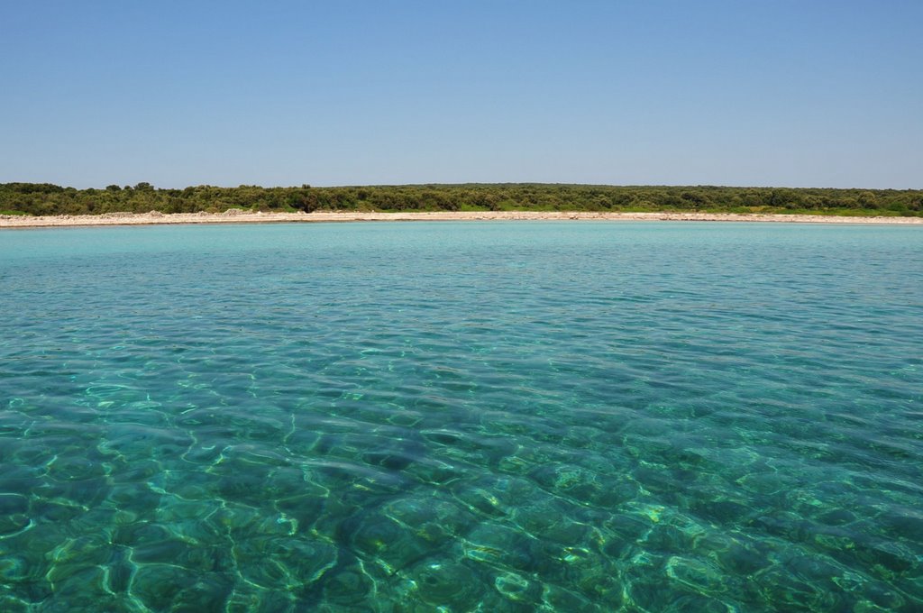 White sandy beach in South Olib,Croatia. by Vladimiro Mazzotti