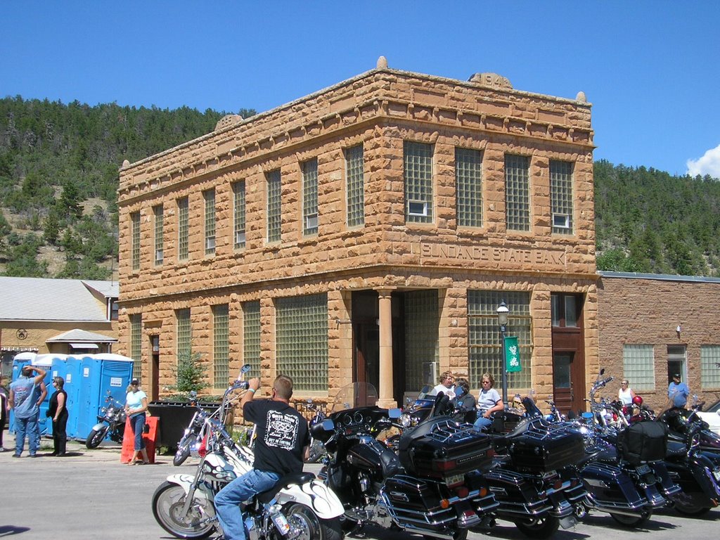 Old Sundance State Bank Building by Thomaskm