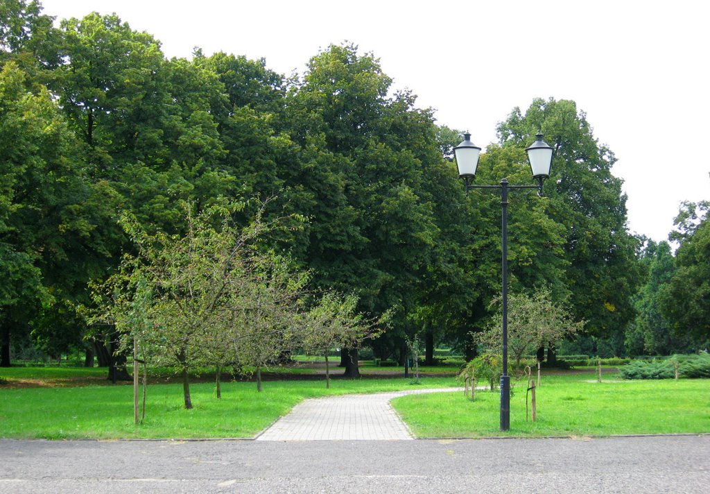 Park Poniatowskiego. Poniatowski park. by borsuuk