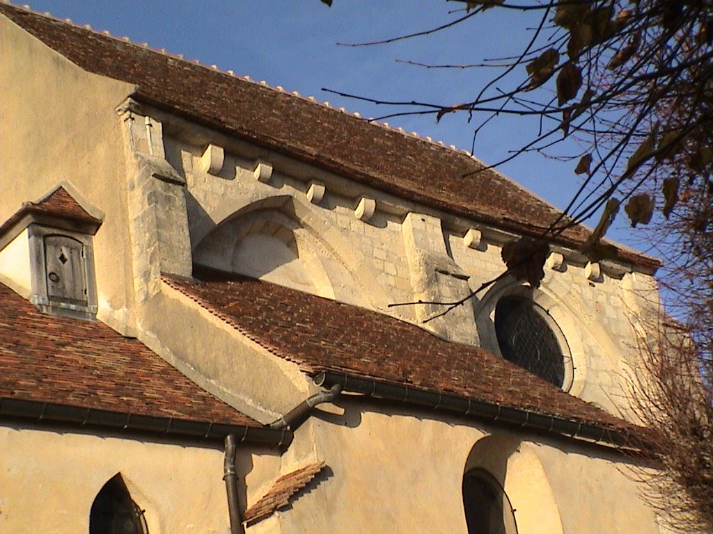 Bussy Saint Martin église du XI-XIII s. by geneviève herichi