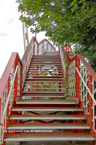 Oakham: Railway footbridge by Guy Erwood