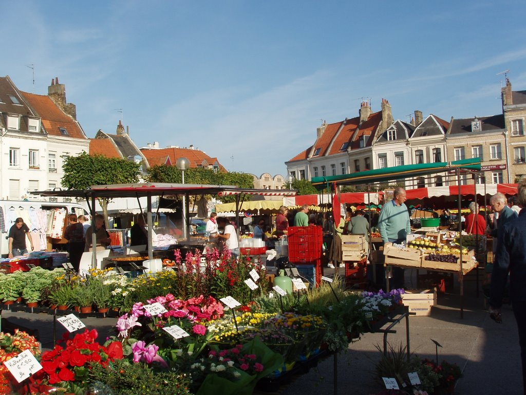 Market, St Omer by mwe4899