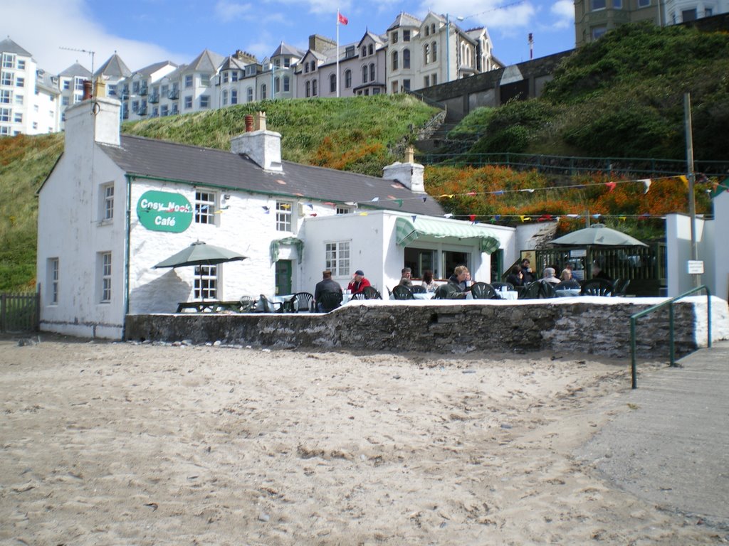 Beach Cafe at Port Erin by Denis O'Brien