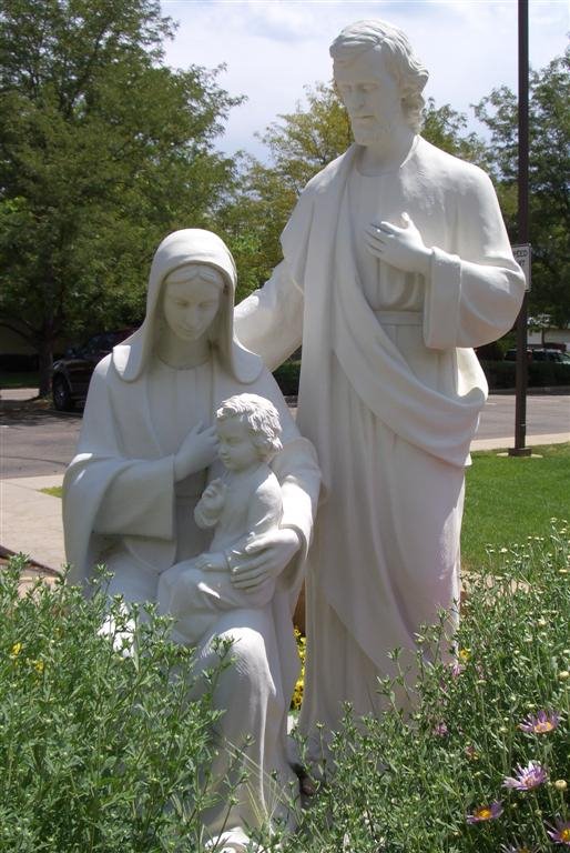 Mary, Jesus, Joseph life-size, St Marys Catholic Church, Greeley, CO by marnox1