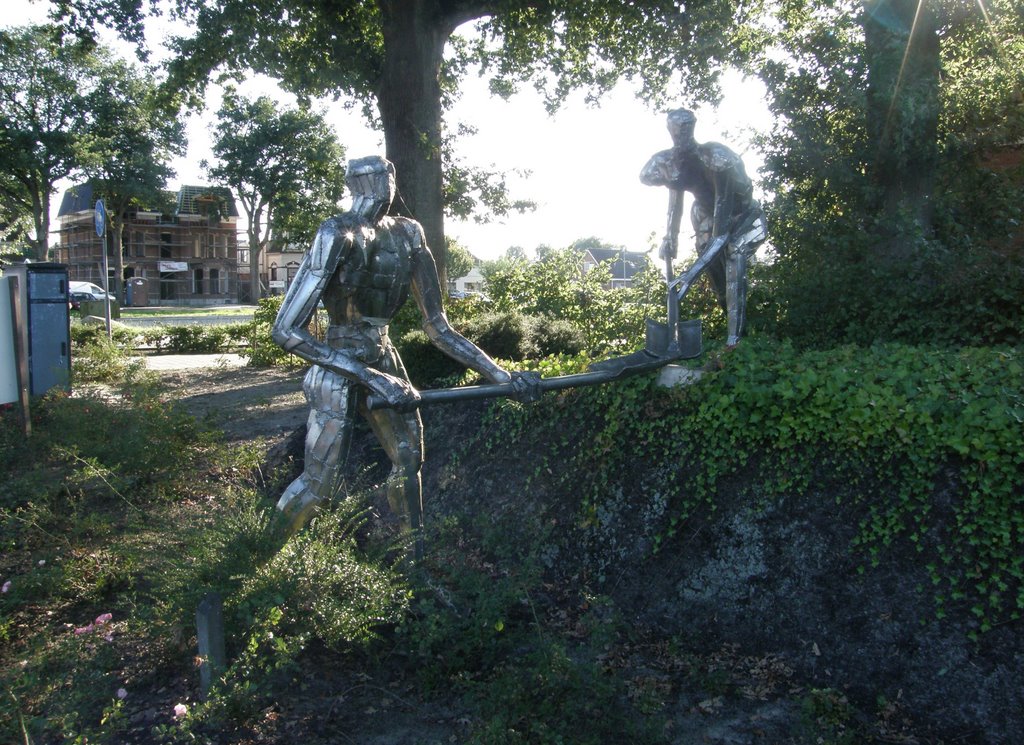 'De Kanaalgravers' Monument in Erica by Radek M.