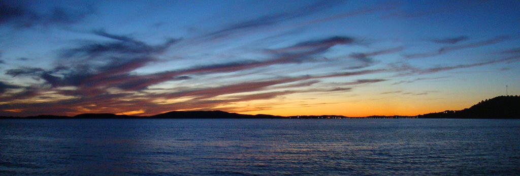 2008.08. - Panoramic view of Adriatic coast-sunset, after the storm by Farsang Péter