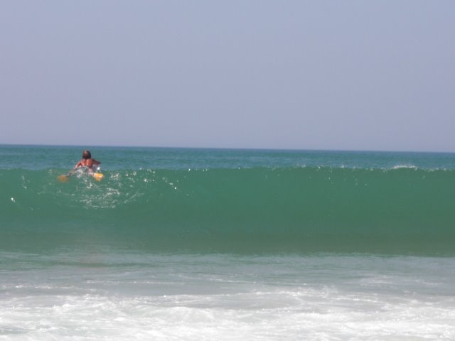 Surf à Ondres-Plage by helena banos