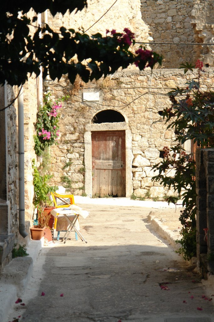 Village scene, Olimbi, Chios, Greece by sucramresse