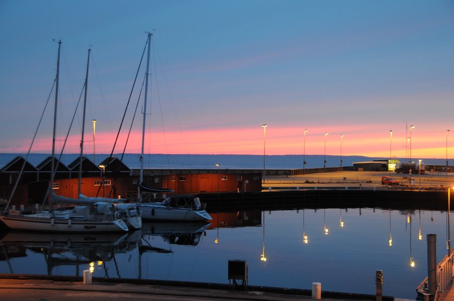 Vesterø Harbour by Karsten Jensen