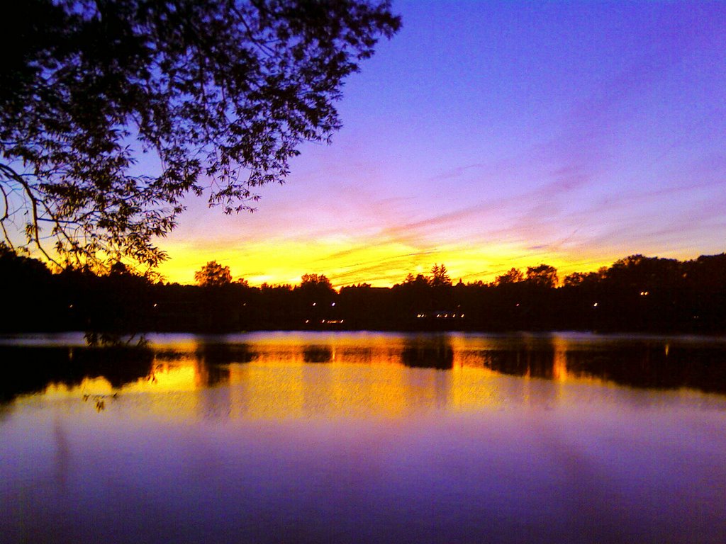 Kiessee am Abend by derausmwaldkam