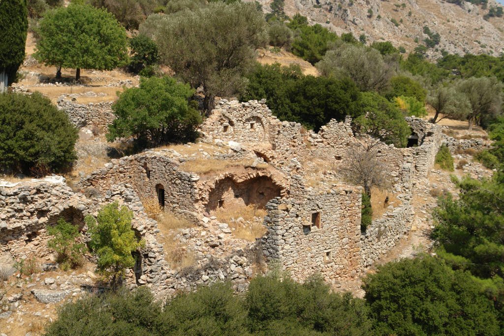 Ruins close to Nea Moni monastry, Chios, Greece by sucramresse