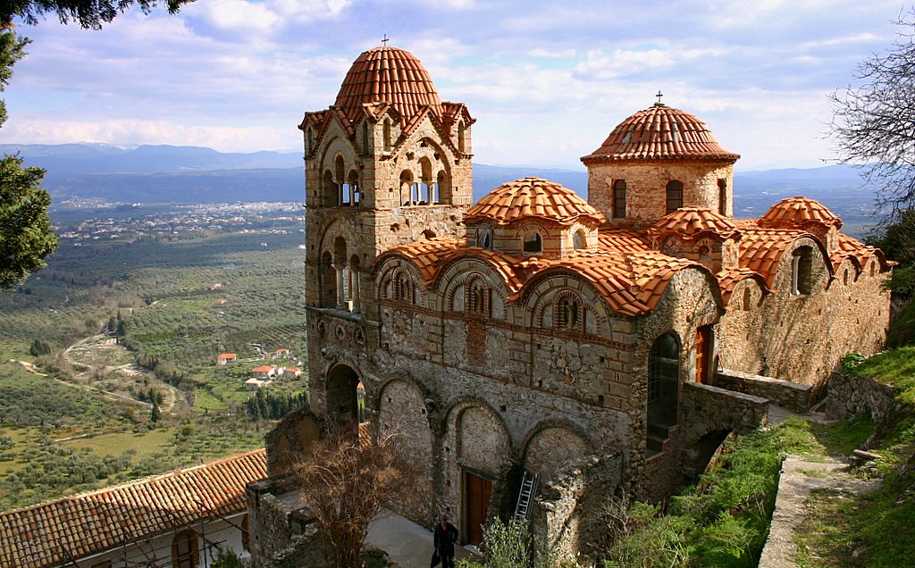 Byzantine chapel, mystras by Murray Geddes