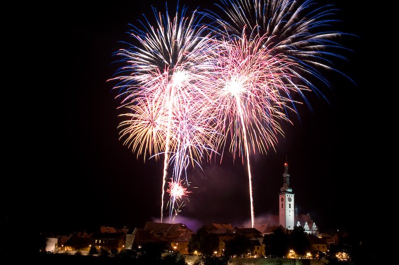 Firework at Tábor by Slávek G. (Genesius)