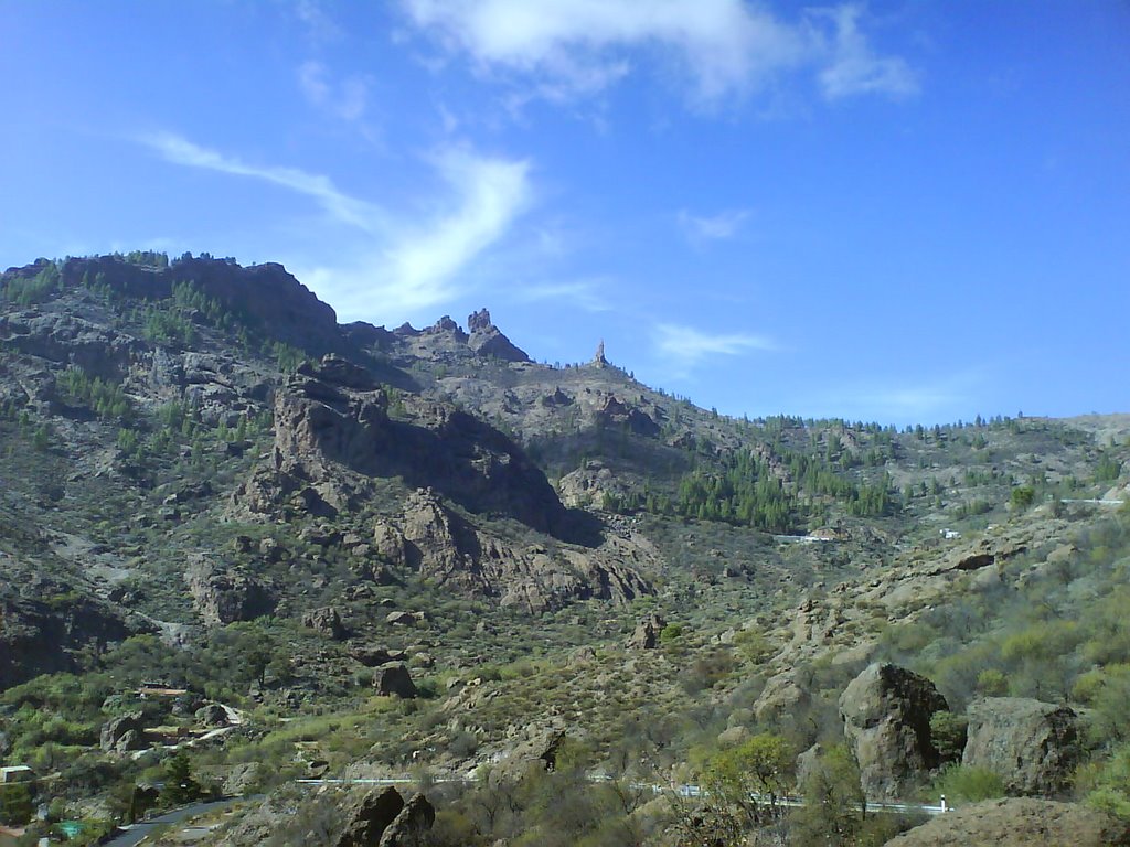 Roque del fraile al fondo by yeray santana