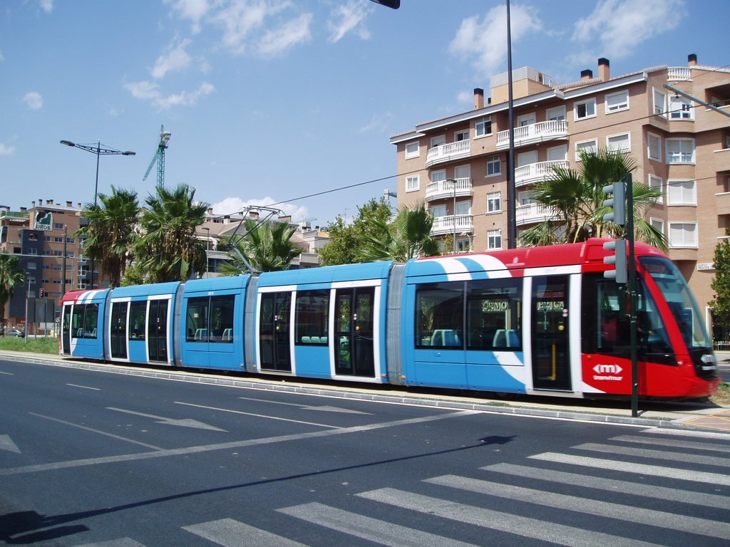 Tranvía de Murcia en la Avenida Juan Carlos I by xabier3007