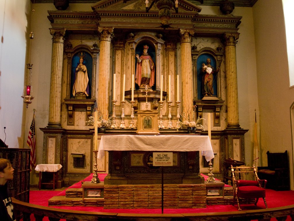 San Buenaventura Altar by Nancy Hayes