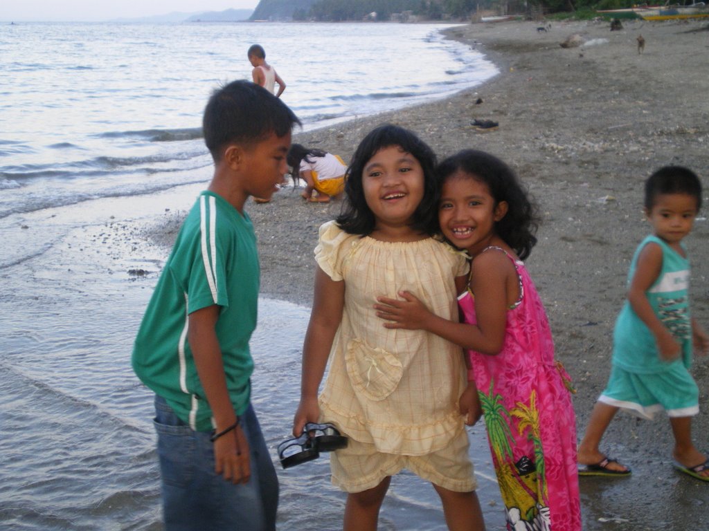 Boys and Girls near the beach by Adolfo Acosta Pedreg…