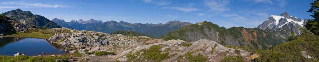 Looking North from Artist Point by S. King