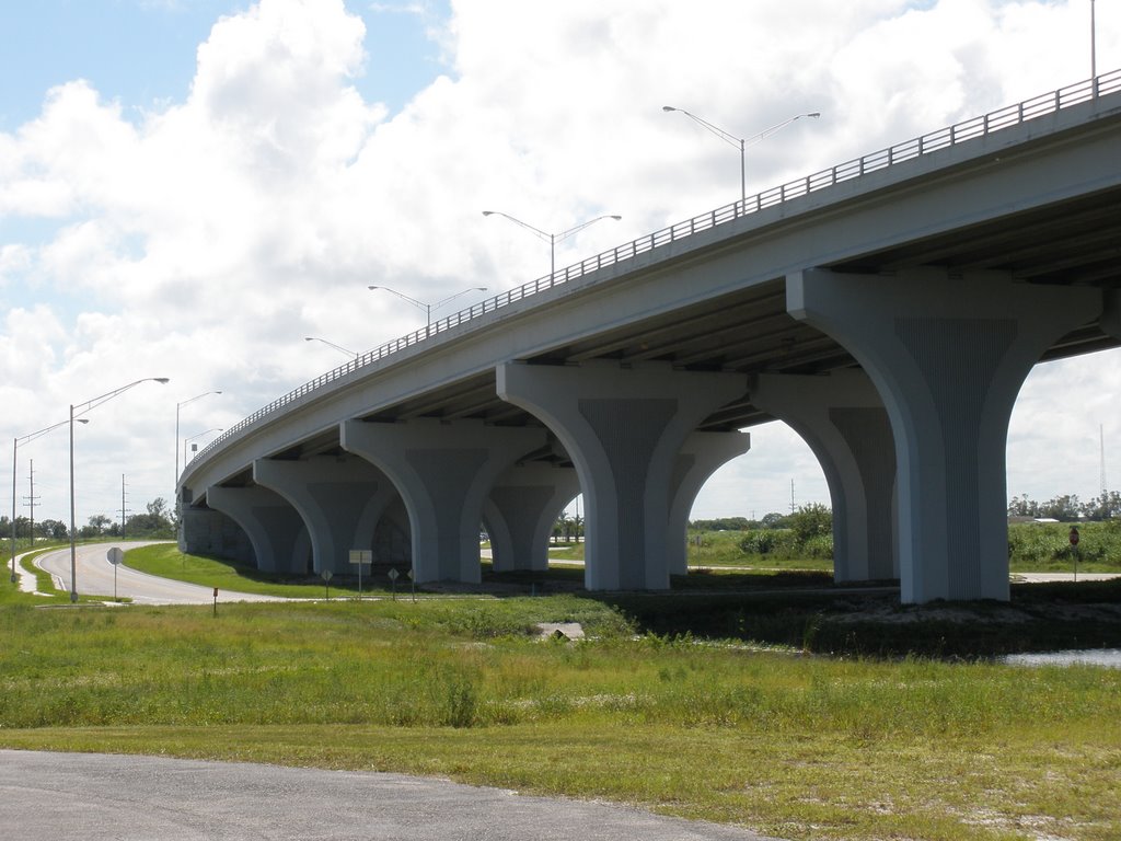 Moore Haven Bridge. by Frank A MAYEDO