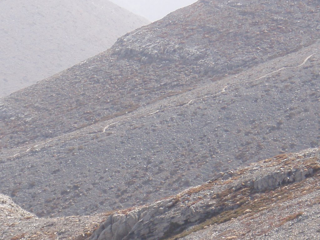 Ntouska Chute stone covered pathway by Costis Charalampakis