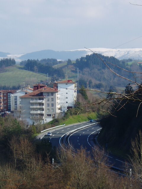 Bilbao-Behobia autobidea eta Goiko Azken Portu auzoaren ikuspegiak by xabier3007