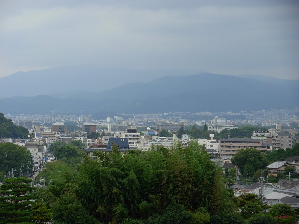 View from Ginkakuji Temple garden, Kyoto by MediaTraveller