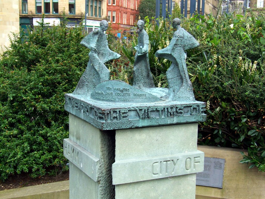 Bradford City fire memorial by Idle Moor