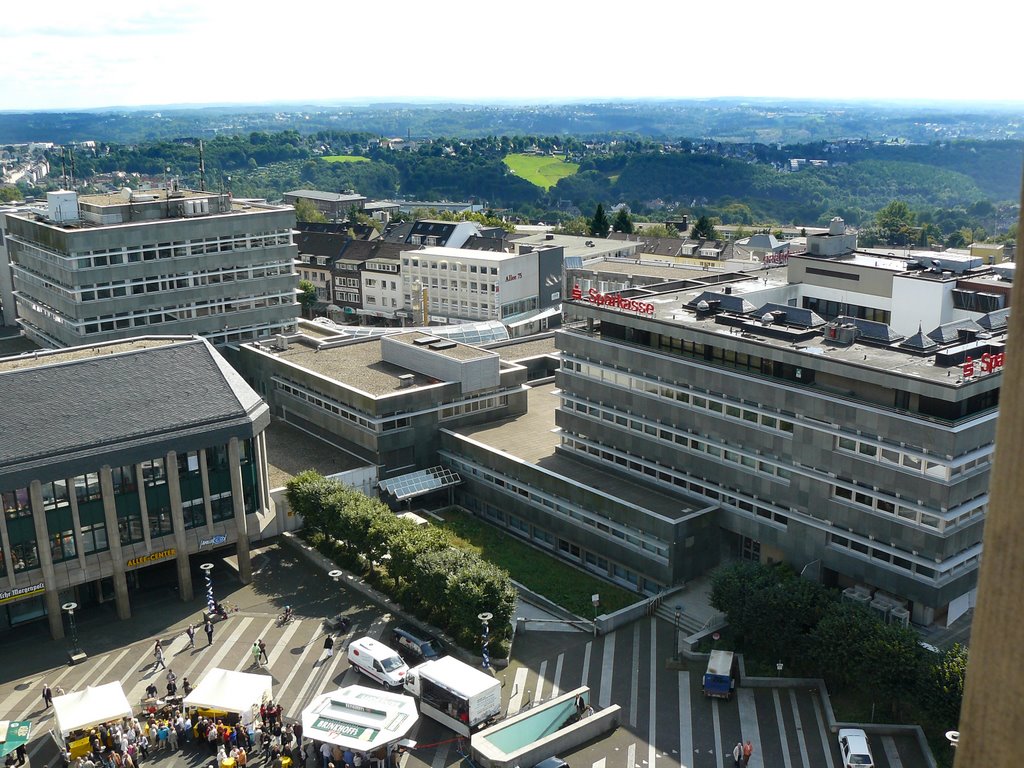 Remscheid vom Rathausturm, Richtung Alleestraße by ConnyFoto