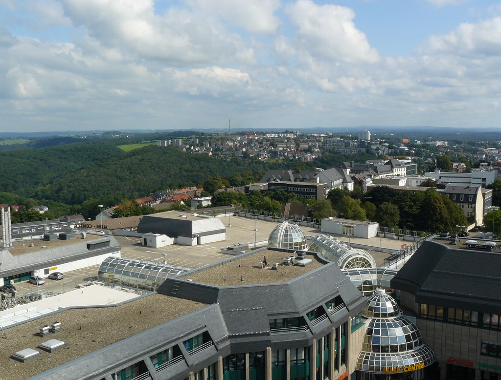 Remscheid vom Rathausturm, Alleecenter by ConnyFoto