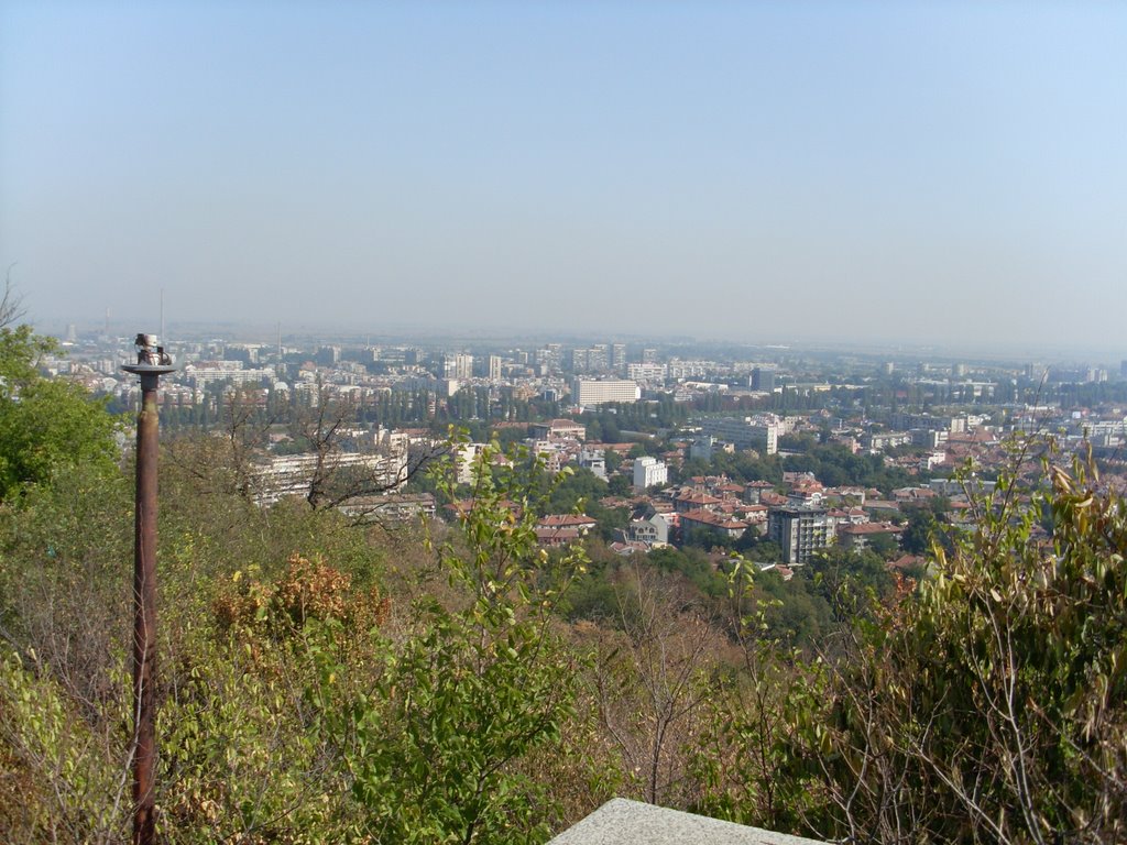 Plovdiv, view from Bunardjik tepe by jdaro