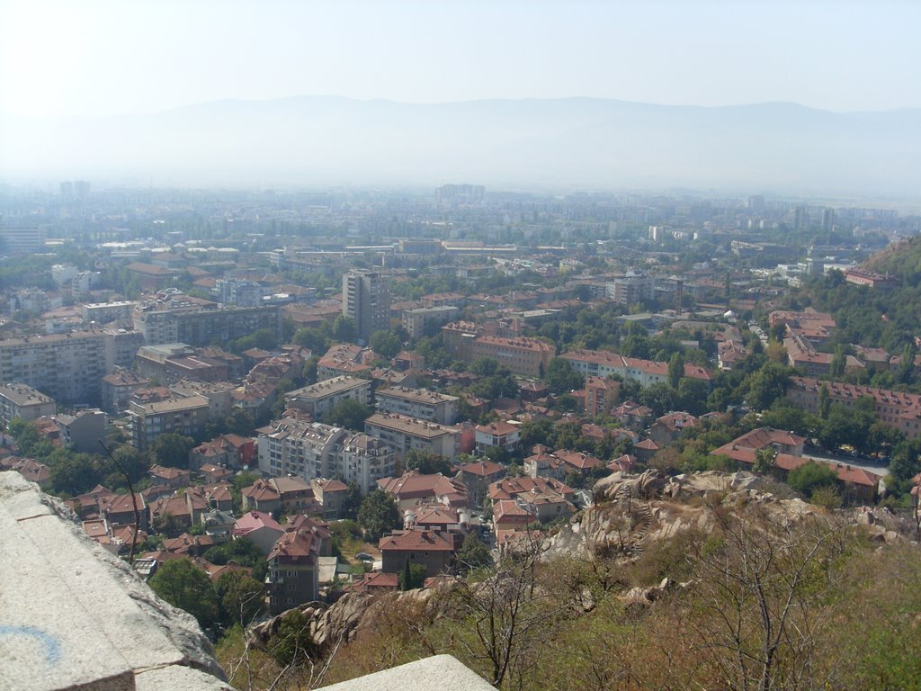 Plovdiv, view from Bunardjik tepe by jdaro