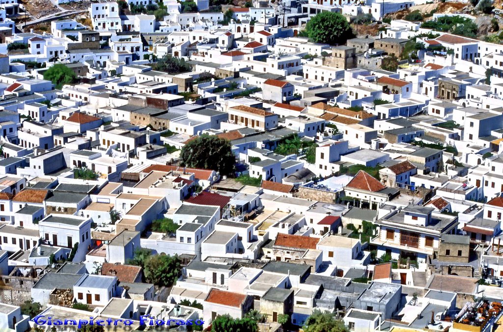 "LINDOS VIEW OF CITY" RODI GRECIA by Giampietro Fioraso