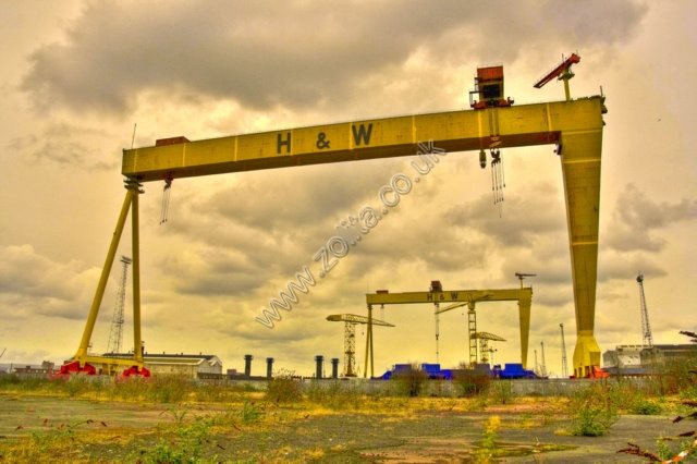 Harland and Wolff Cranes by Zolita1908