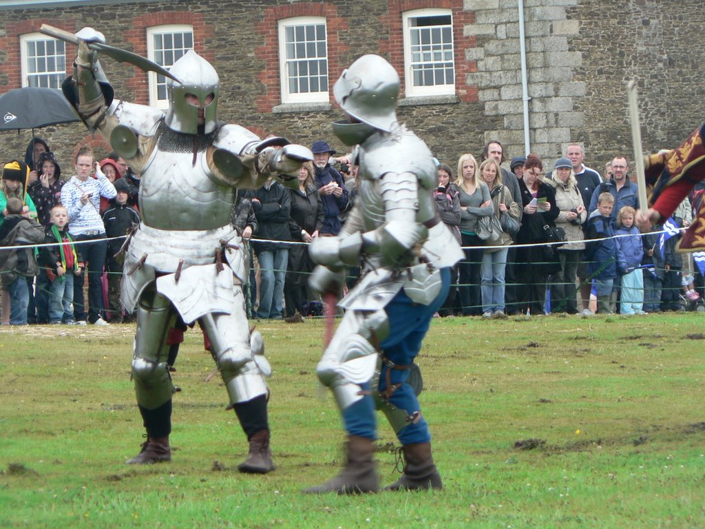 Pendennis Castle, Knights hand to hand combat by Rod Jacobsen