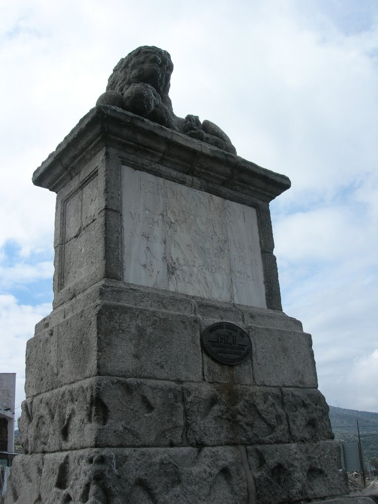 Monumento del León en el Alto del mismo nombre by Paco Piedra