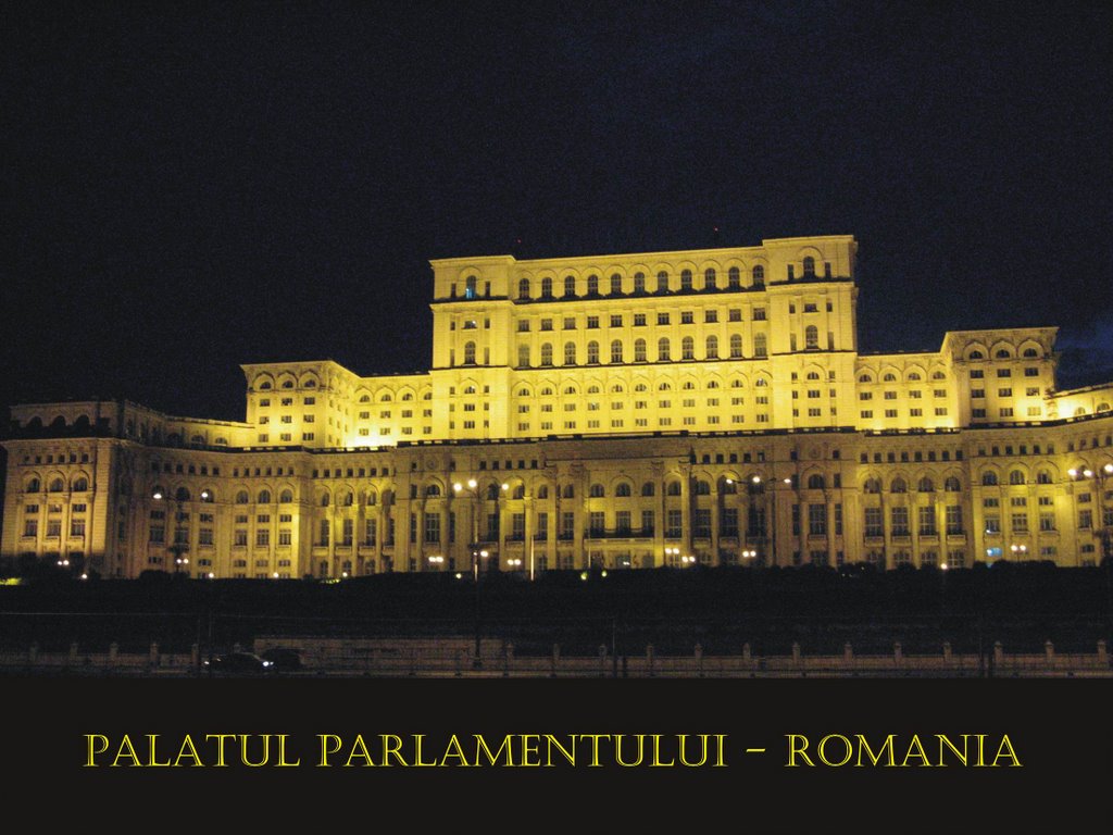 Palatul Parlamentului - night by Paul Ion™