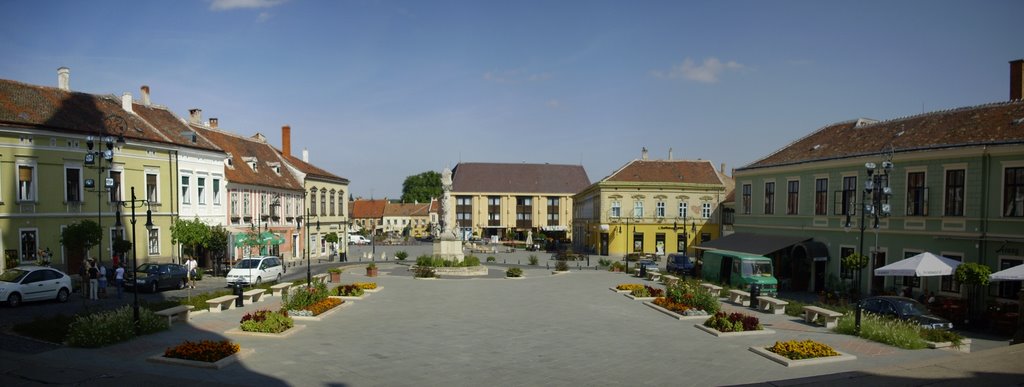 Kőszeg, Fő tér, Jézus Szíve templom by Csaba Buzás