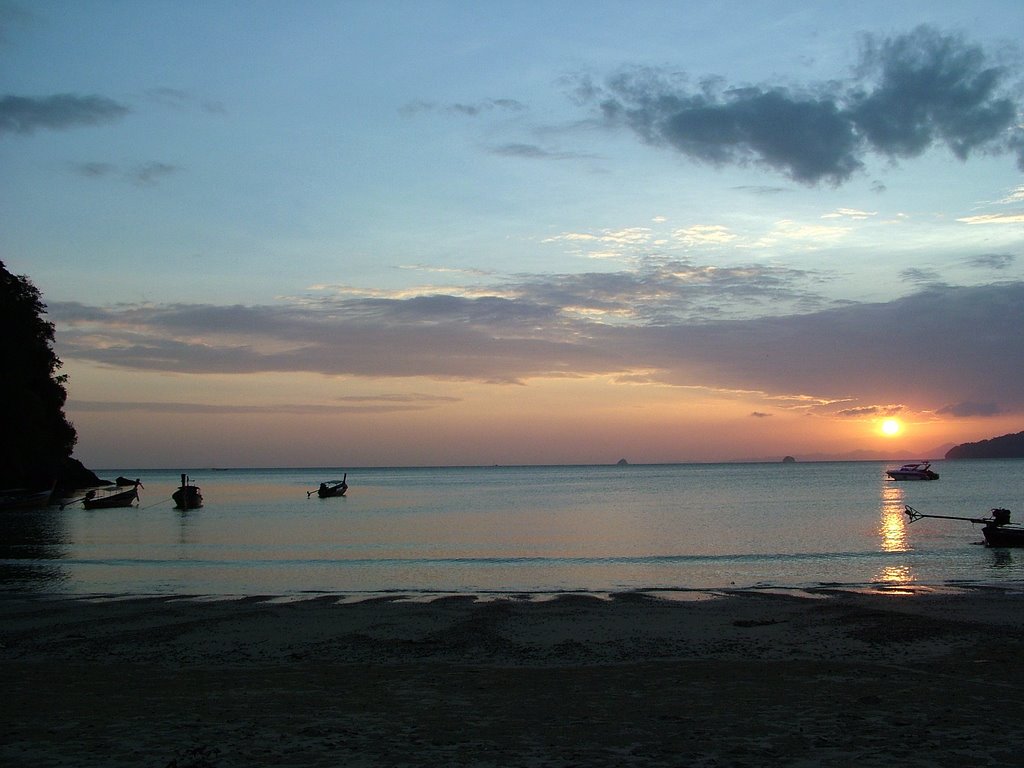 Krabi Sunset by J Roskilly