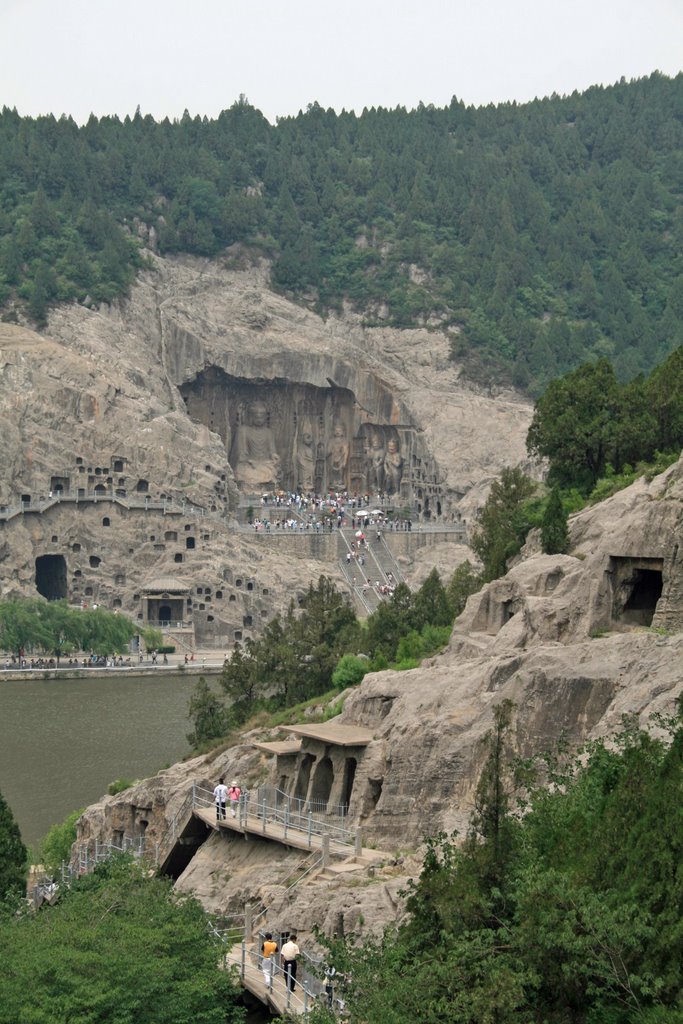 Longmen Grottoes by Tracy Sparkes