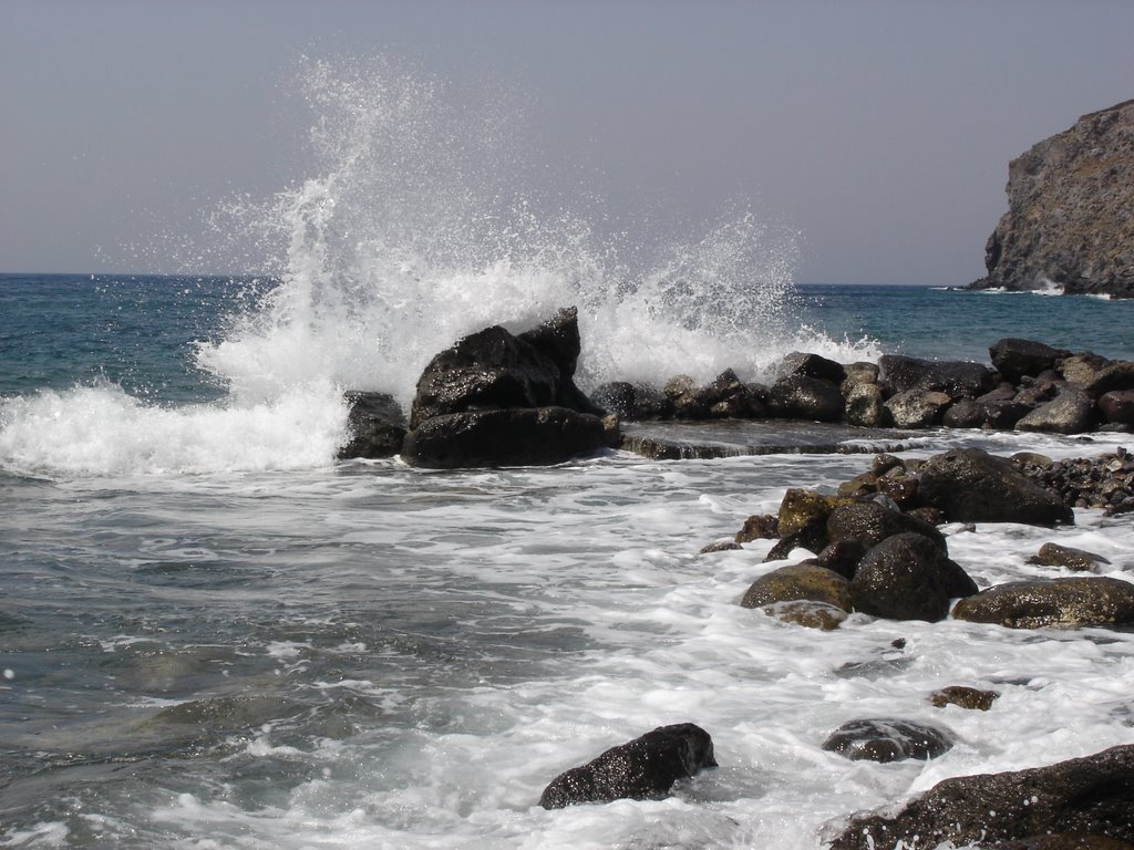 Patmos, Hohlakas Bay by Litsa Andreou