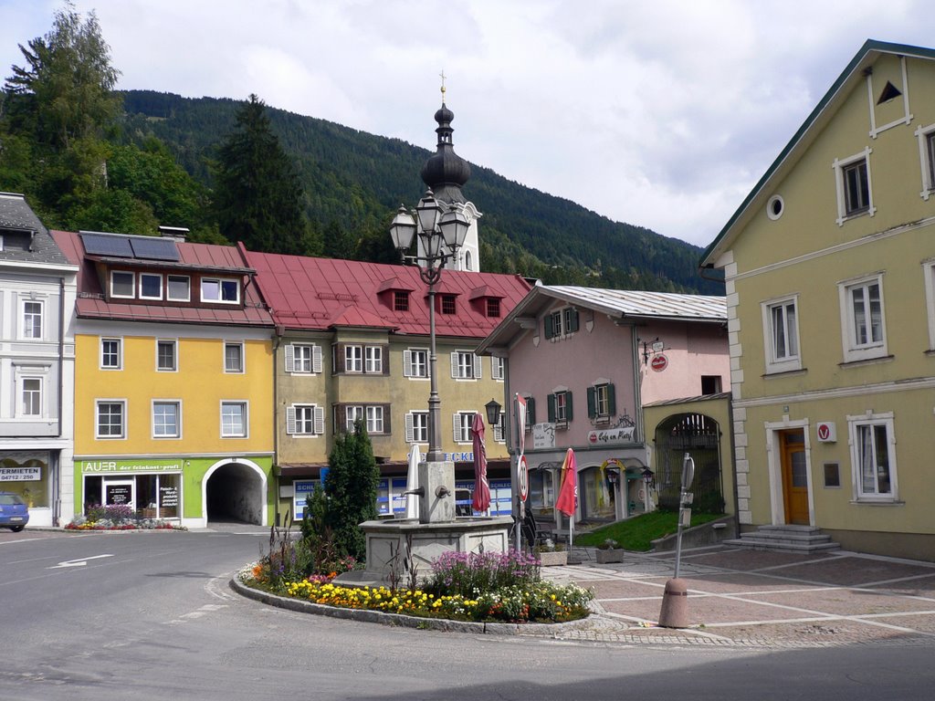 Greifenburg - La piazza del paese by Geremetta Moreno