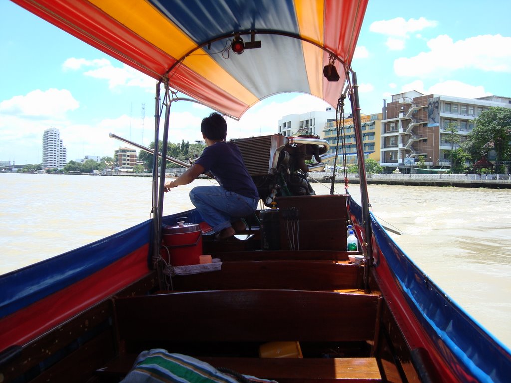 Longboat, Bangkok, Thailand by Pestovich