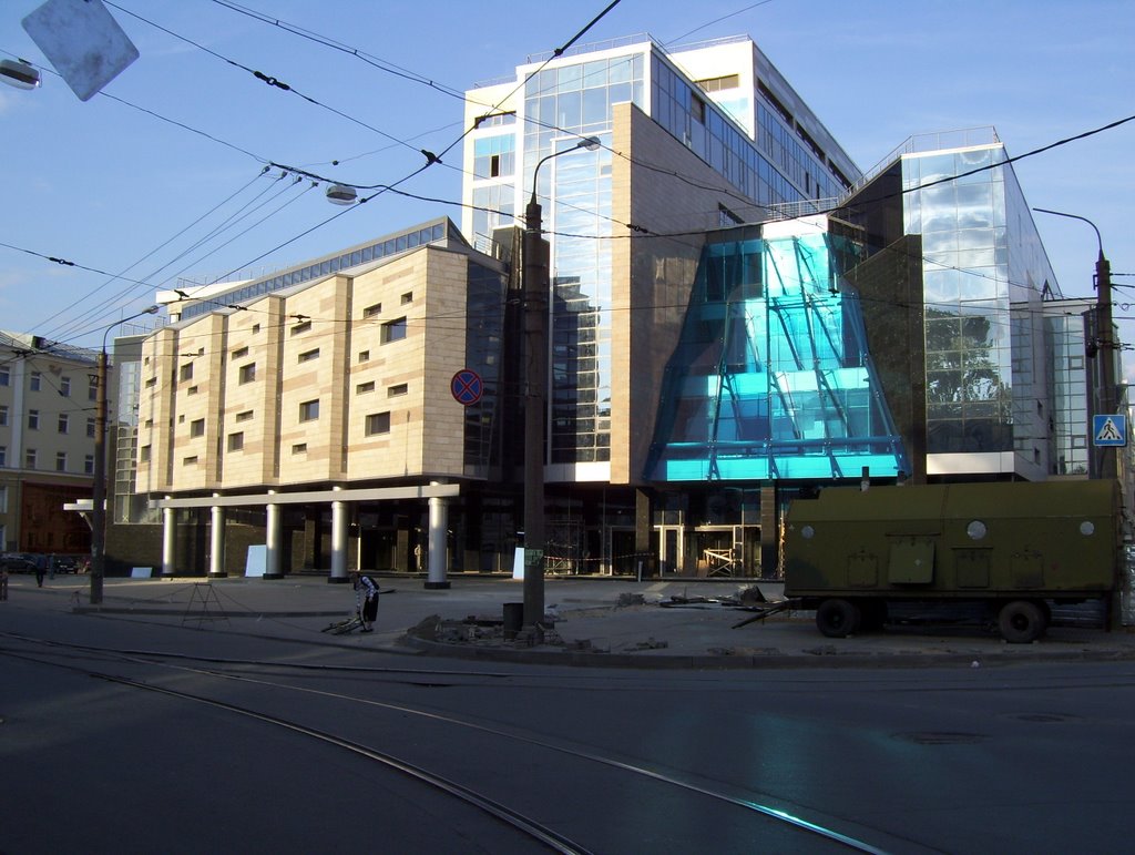 New building on Oktyabrskaya - Cherny Prud by kriukov