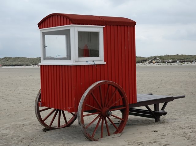 Borkum, Strand-Wagen by aaengst