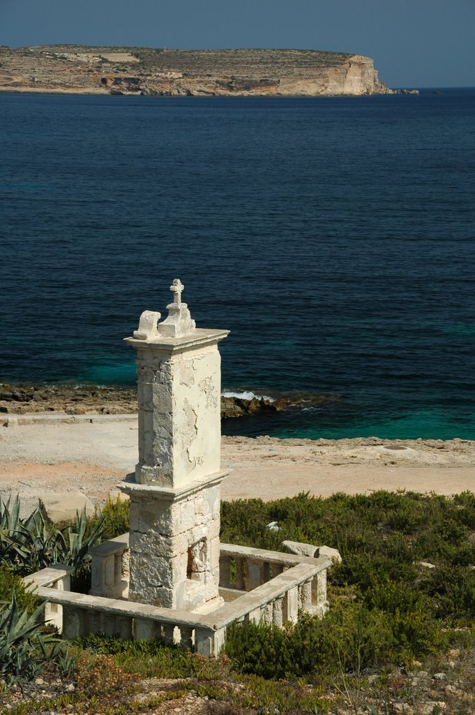 Looking across to Comino by William Stephens