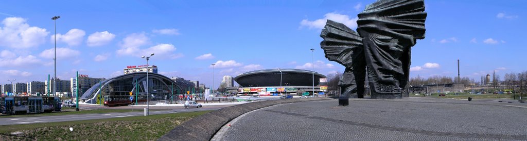 Panorama Katowice rondo spodek by peroth