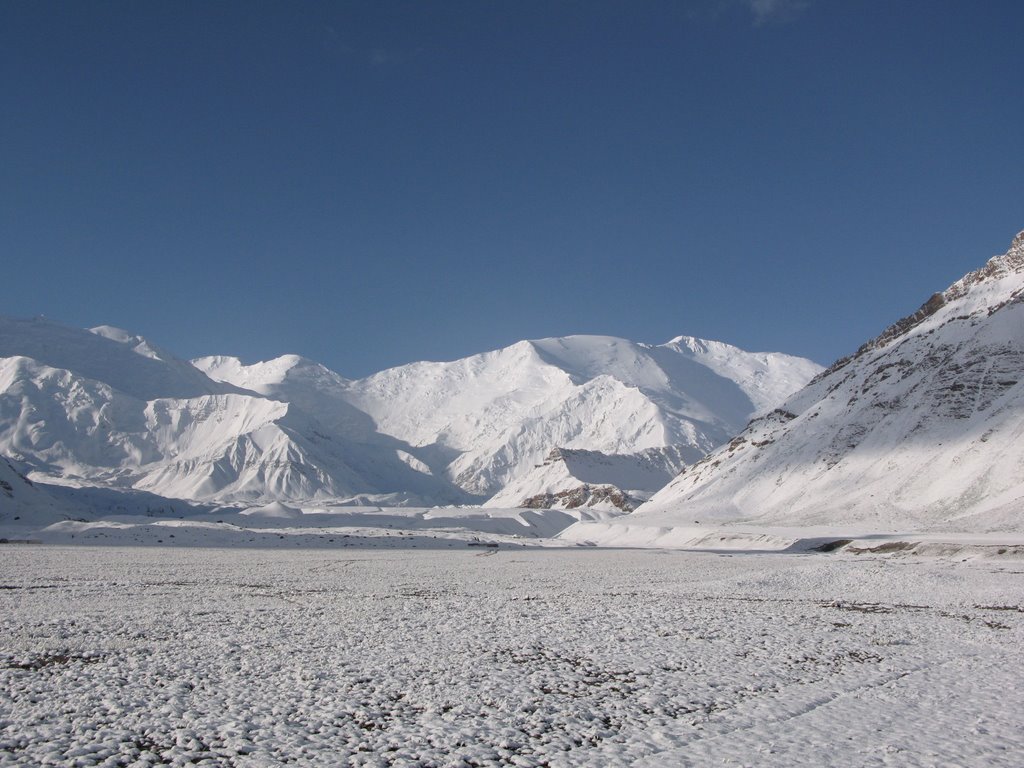 Achiktash, summer, after snowfall by Igor Goncharov