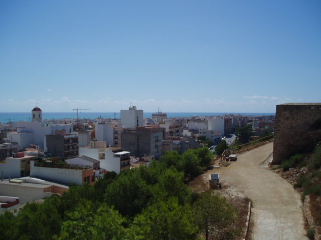 Subida al castillo y vista de la ciudad by xabier3007