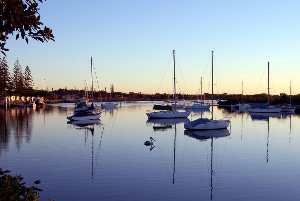 Yamba Boat Harbour by Peter McGregor