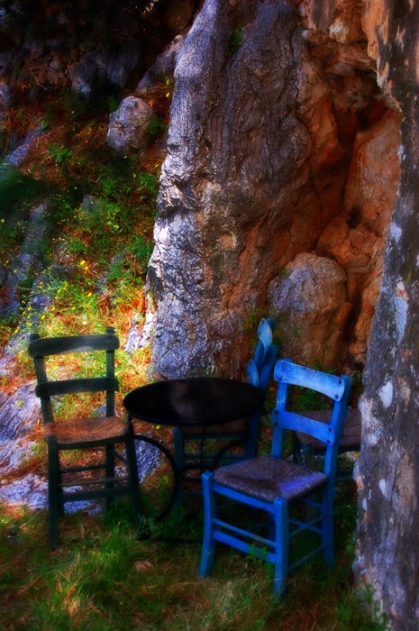 Ιn the castle. Kyparissia by Kostas Kalomiris